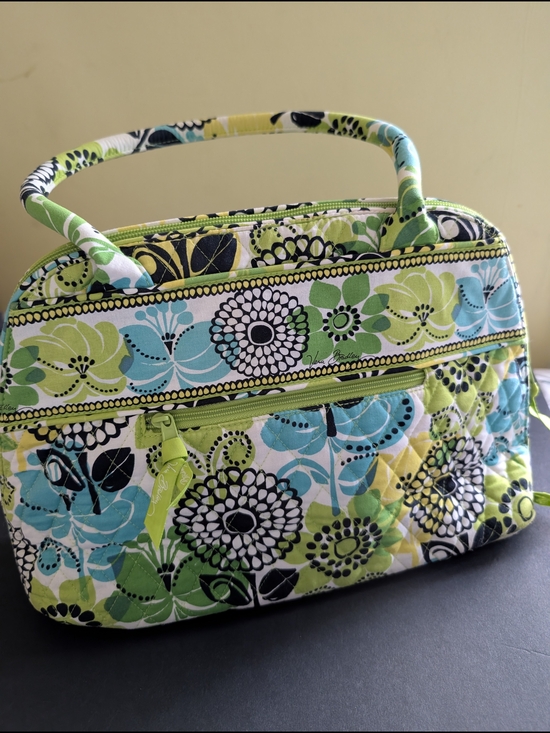 Vera Bradley Handbags - Vera Bradley Lime's Up Quilted Floral Shoulder Bowler Bag